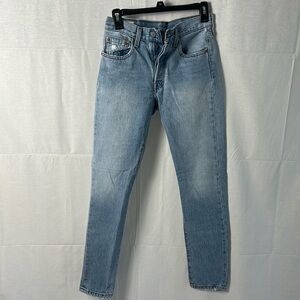 Levi 501 jeans. Size W24 / L30. Light color. Like new